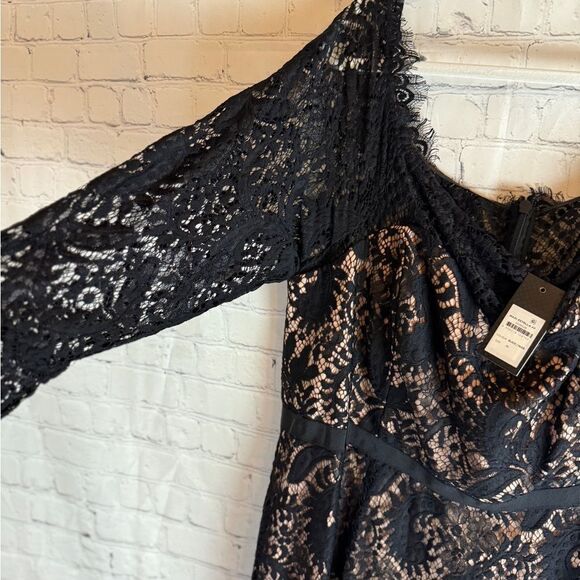 City Chic Estella FF Maxi Dress Black Size 22 - Picture 11 of 16